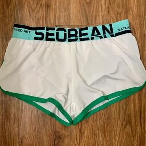 MENS SEOBEAN LOUNGE SPLIT TRUNKS (SMALL) (NWT)